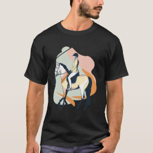 Camiseta Esportes Equestres Dressage Eventing Cavalo
