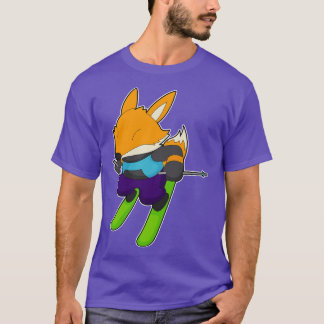 Camiseta Esportes Fox Skier Ski Winter