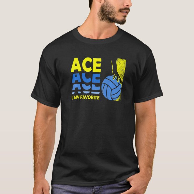Camiseta Esportes Gráficos De Voleibol Por Equipe (Frente)