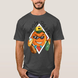 Camiseta Esportes Hip Hop e desenho de teto de bebida amigo