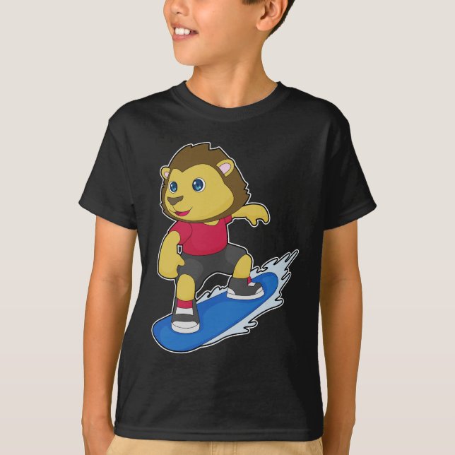 Camiseta Esportes Lion Snowboard Winter (Frente)