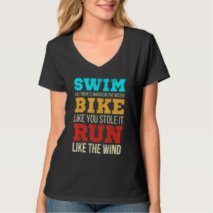 Camiseta Esportes Motivacionais Triatleta Atletismo Triatlo