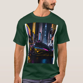 Camiseta Esportes Néon Escuros na Cidade Neon Japonesa 8