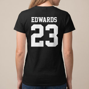 Camiseta Esportes Personalizados Numerados Com O Nome T-Shi