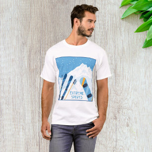 Camiseta Esportes Radicais de Inverno