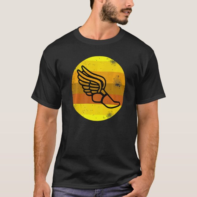 Camiseta Esportes Runner Hurdler, Track E Campo Sh (Frente)