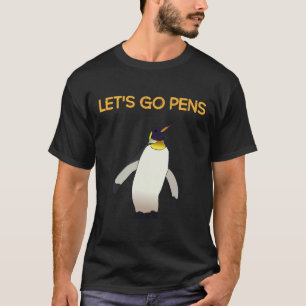 Camiseta Esportes Tee#39;s vamos às Canetas com pinguins de