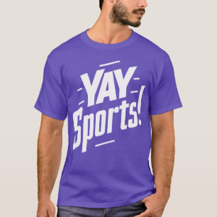 Camiseta Esportes Yay Dito Sarcástico Engraçado Slogan amig