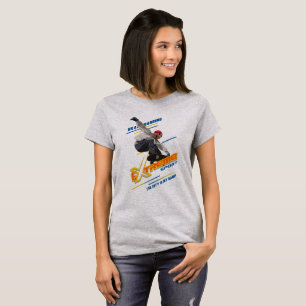 Camiseta Esportista Radical de Skate Retrô   Feminino