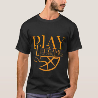 Camiseta Esportiva Abstrata 'Jogue O Jogo' Basquet