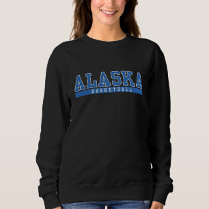 Camiseta esportivo clássico azul do Alaska Basbol