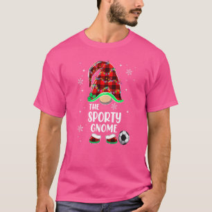 Camiseta Esportivo Gnomo Futebol de Buffalo Xadrez Christm