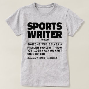 Camiseta Esportivo Noun Definition Escrevendo Engraçado
