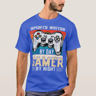 Camiseta Esportivo por jogador de dia por videogame noturno