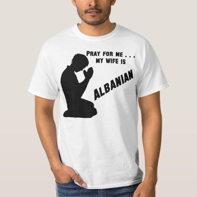 Camiseta Esposa albanesa (Frente)