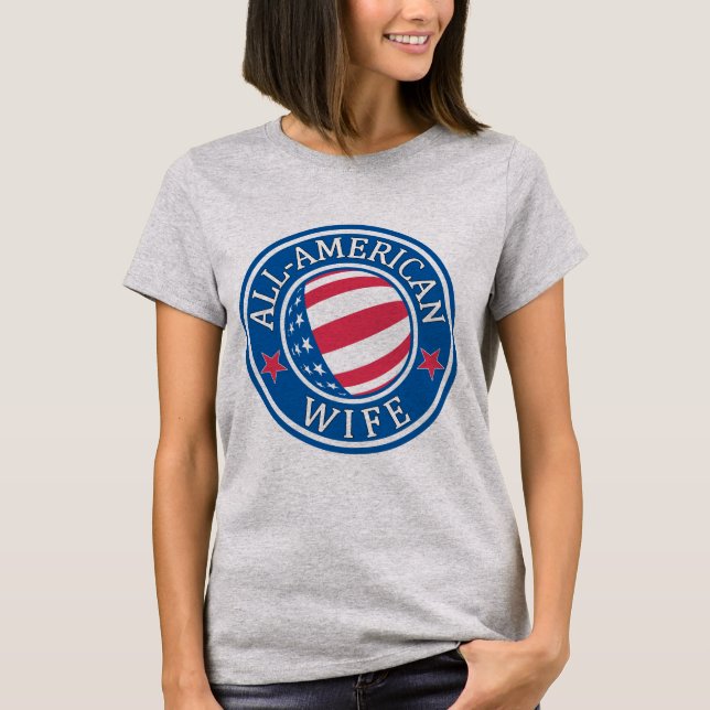 Camiseta Esposa All-American (Frente)