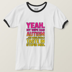 Camiseta Esposa Autista Engraçada – Declaração Gru