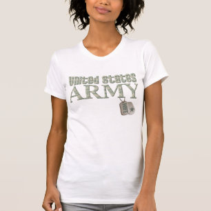 Camiseta Esposa Camo do exército