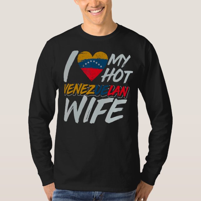 Camiseta Esposa Caracas Pride Venezuela Marido venezuelano  (Frente)