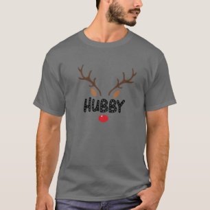 Camiseta Esposa casal Marido Nosso Primeiro Natal Como Sr.