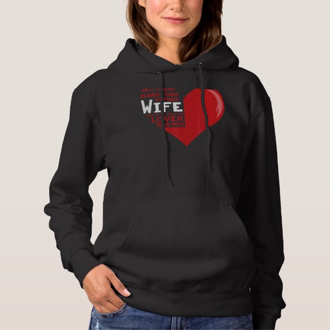 Camiseta Esposa Com Melhor Amigo Da Equipe, Amigo. (Frente)
