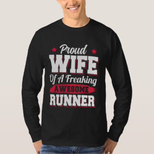 Camiseta Esposa Corredora de Maratona de Corrida