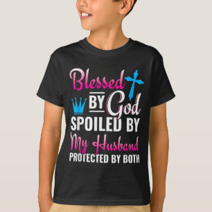 Camiseta Esposa Cristã Jesus Abençoou Deus