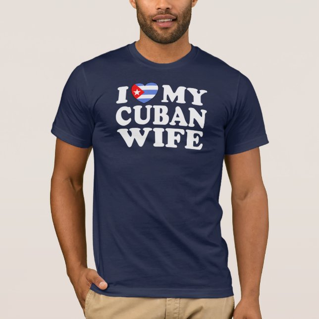 Camiseta Esposa cubana (Frente)