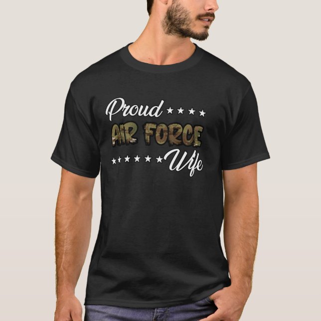 Camiseta Esposa da Força Aérea Ordenada da OCP (Frente)