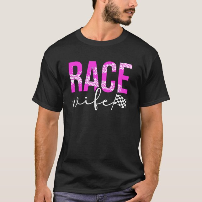 Camiseta Esposa De Corrida Esposa De Corredor (Frente)