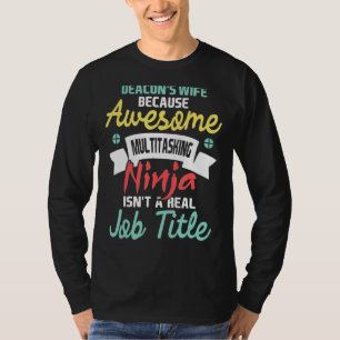 Camiseta Esposa de Deacon, Ministra Cristã Religiosa