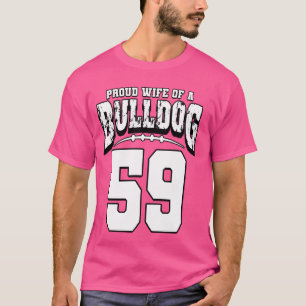 Camiseta Esposa De Futebol Do Jogador 59, Que Se Ordena