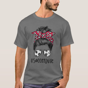 Camiseta Esposa de futebol Vidas Malucas Anões de sol Mulhe