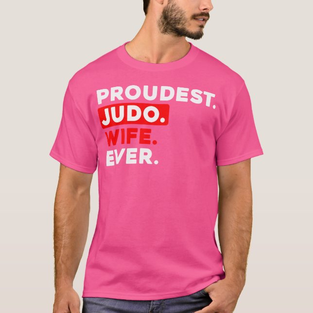 Camiseta Esposa de Judo Mais Profunda Do Nunca (Frente)