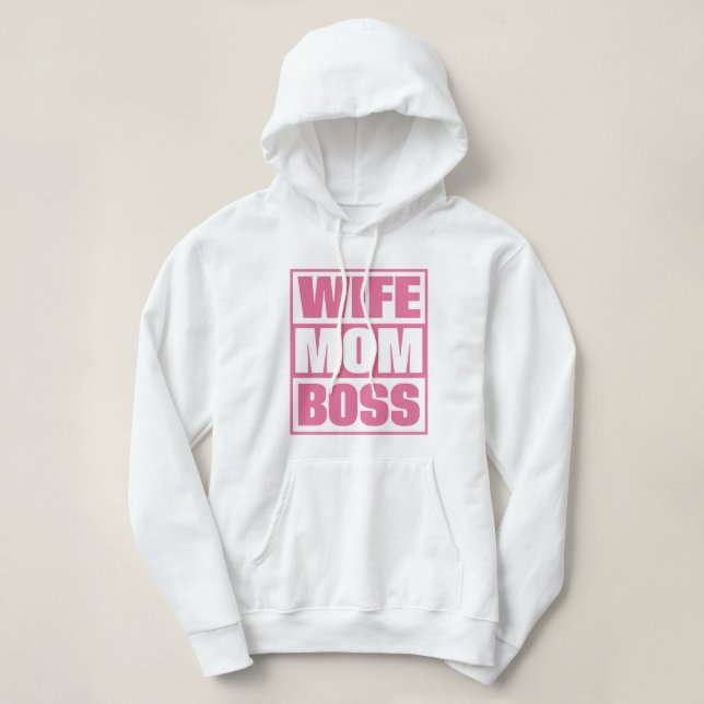 Camiseta Esposa de Nome Personalizado - Mãe - Chefe (Frente do Design)