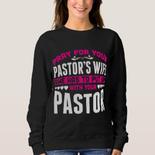 Camiseta Esposa De Pastores Que Ela Tem Que Colocar Com Seu