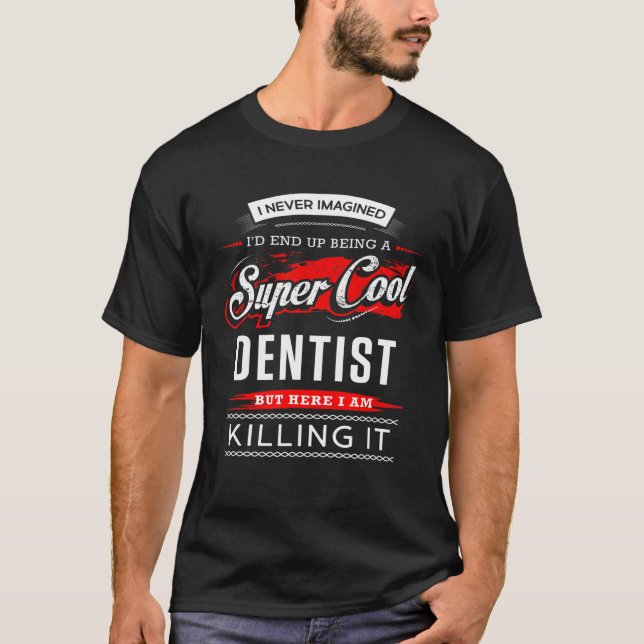 Camiseta Esposa Dentista Engraçada (Frente)