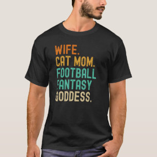 Camiseta Esposa Deusa do Futebol Fantasia Gata Mãe Jogadora
