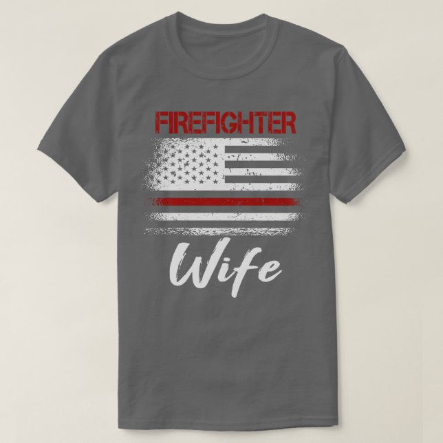 Camiseta Esposa do Bombeiro (Frente do Design)