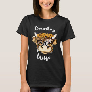 Camiseta Esposa do Campo para Mulher do Campo ou Vaca Espos