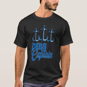 Camiseta Esposa do Capitão Tem Prioridade no Barco do Capit