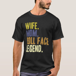 Camiseta Esposa do Dia da Mãe Bonita Dama da Mãe