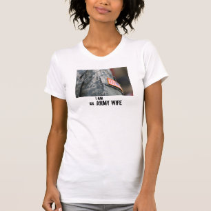 Camiseta Esposa do exército