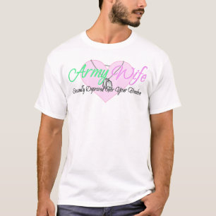 Camiseta Esposa do exército destituída sexual