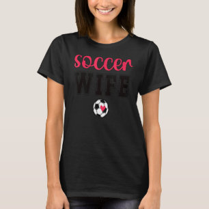 Camiseta Esposa do Jogador de Futebol Ordenada Esposa do Fu