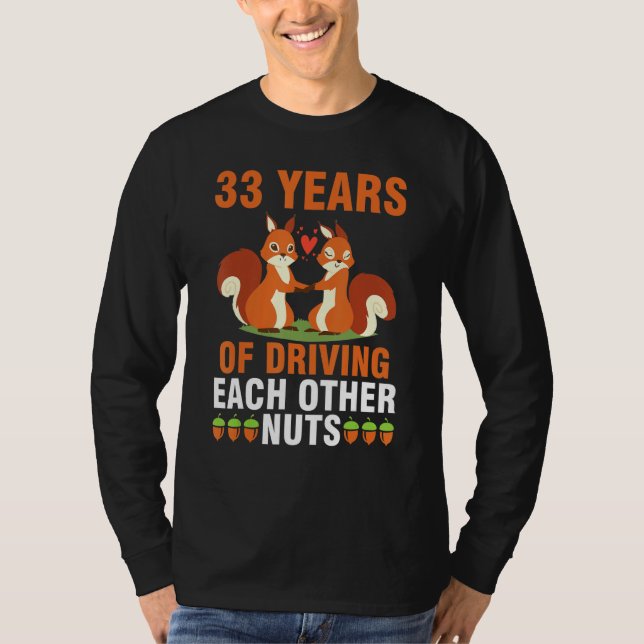 Camiseta Esposa Do Marido Fox Casou-Se Com 33 Anos De Dirig (Frente)