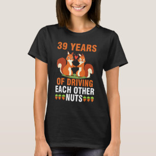 Camiseta Esposa Do Marido Fox Casou-Se Com 39 Anos De Dirig