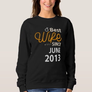 Camiseta Esposa do Melhor Aniversário Do Casamento Desde ju