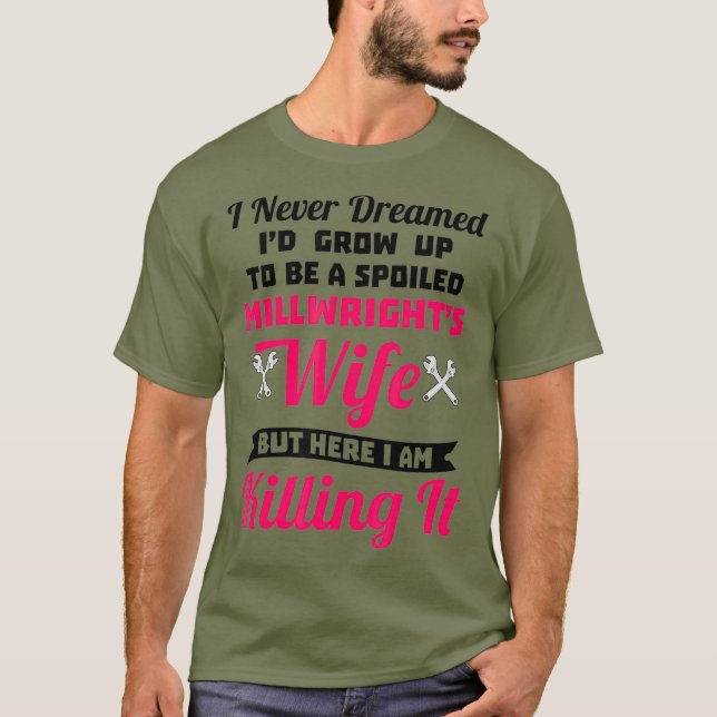 Camiseta Esposa do Milwrights Enganada (Frente)