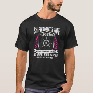 Camiseta Esposa do Naval Naval de Seaman Sailor